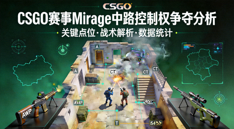 CSGO赛事Mirage中路控制权争夺分析封面图